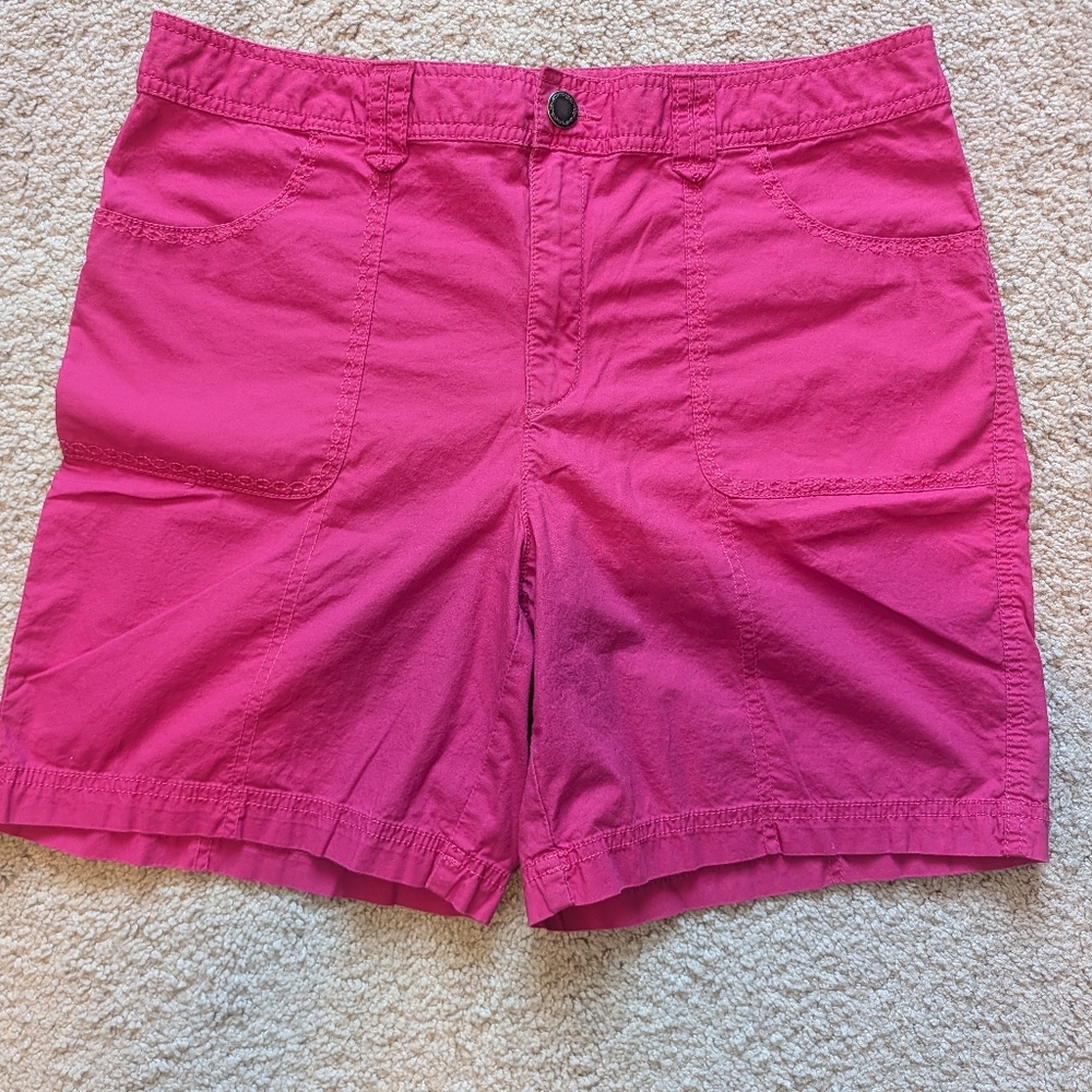 Kim Rogers Vibrant Pink Women's Cargo Shorts